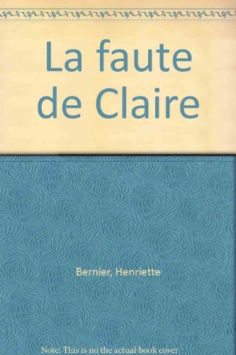 La faute de Claire