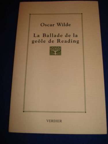La ballade de la geôle de Reading : Poème