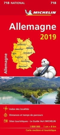 Carte Allemagne Michelin 2019