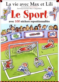 Le sport avec Max et Lili (livre avec 100 autocollants)