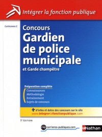 Concours gardien de police municipale et garde champêtre - Categorie C