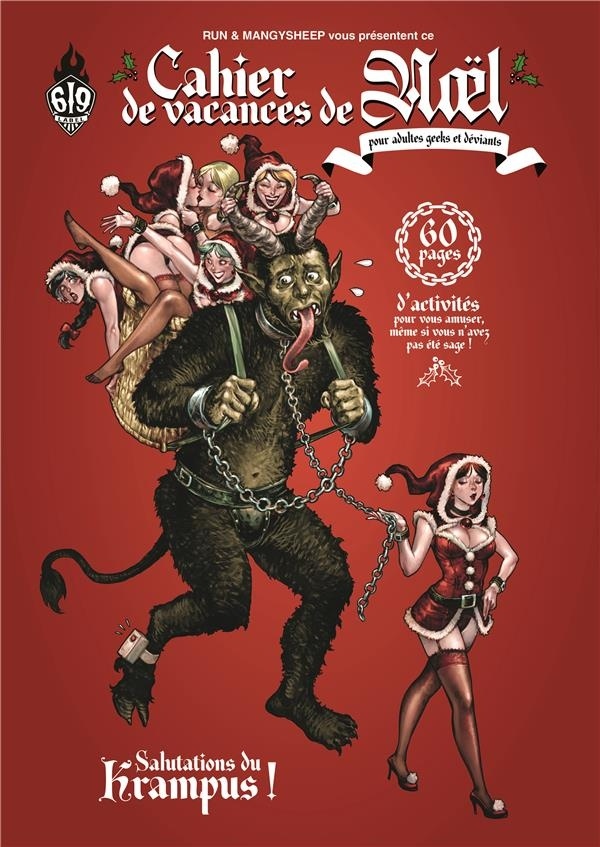 Cahier de vacances de Noël pour adultes geeks et déviants