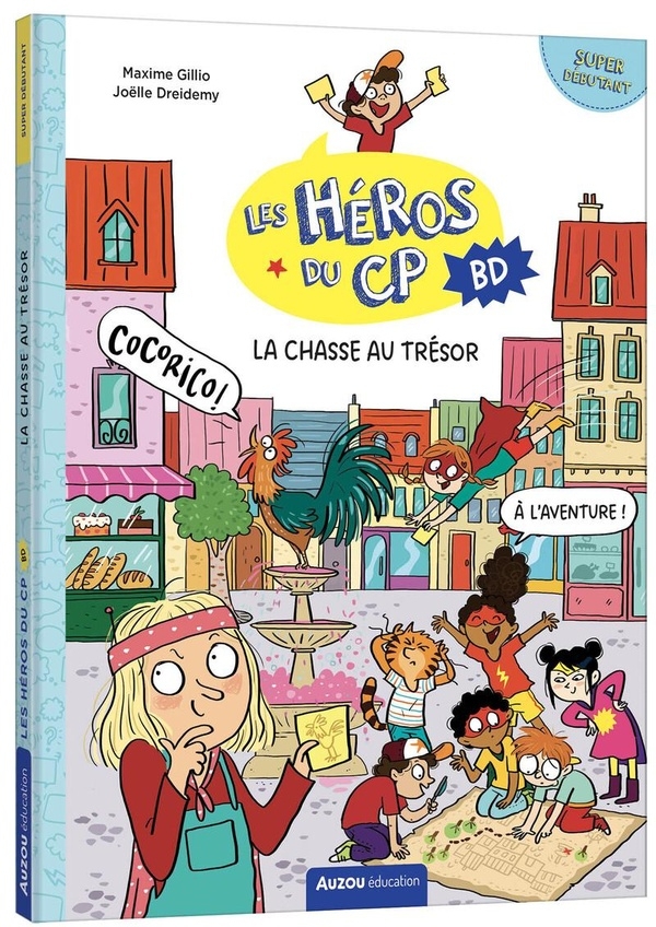 Les héros du CP en bd - super débutant - la chasse au trésor