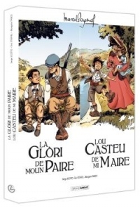 M. Pagnol en BD : Écrin La glori de moun paire/Lou Castèu de ma Maire