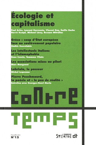 ContreTemps, N° 12 : Ecologie et capitalisme