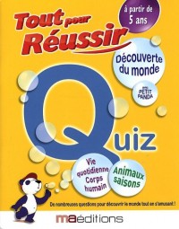 Découverte du monde avec petit panda : Quiz à partir de 5 ans