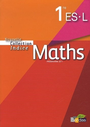 INDICE MATHS 1RE ES-L 2011