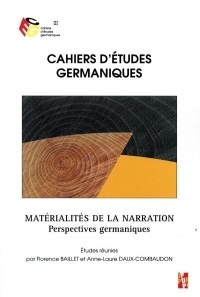 Matérialités de la narration : Perspectives germaniques