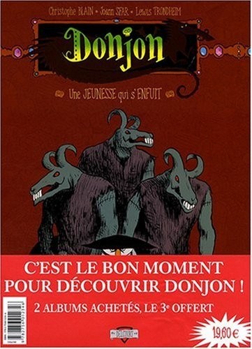 Donjon Potron-Minet : Pack en 3 volumes : Tome 97, Une jeunesse qui s'enfuit ; Tome 98, Un justicier dans l'ennui ; Tome 99, La chemise de la nuit