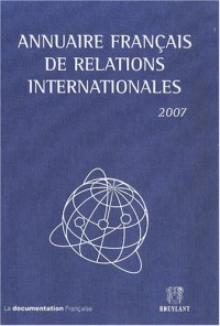 Annuaire français de relations internationales : Volume 8
