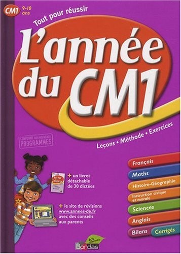 L'année du CM1 : 9-10 ans