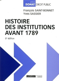 Histoire des institutions avant 1789