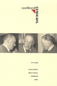 Continent Cendrars, N° 14, 2010 : Appel du large et écritures de soi