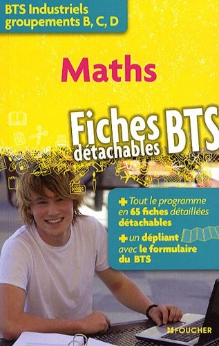 Mathématiques, fiches détachables BTS industriels