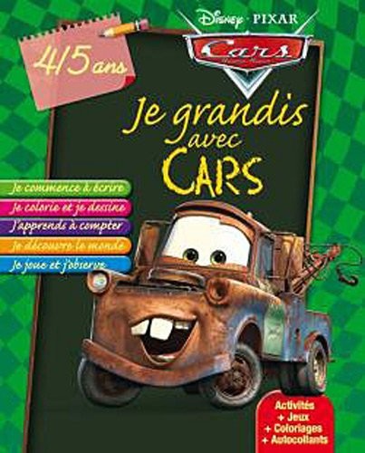 Je grandis avec Cars 4/5 ans