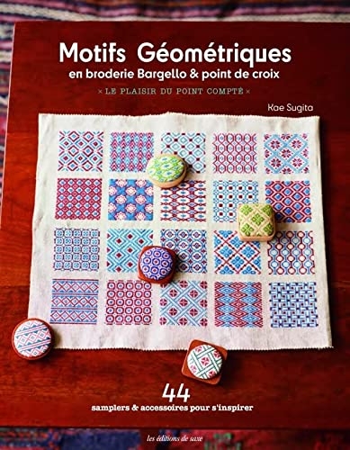 Motifs géométriques en broderie Bargello & point de croix