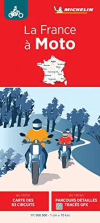 Carte La France à Moto Michelin