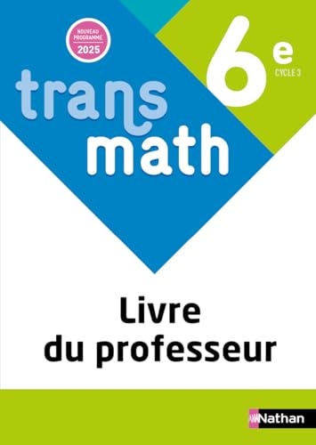 Transmath 6e - Livre du professeur