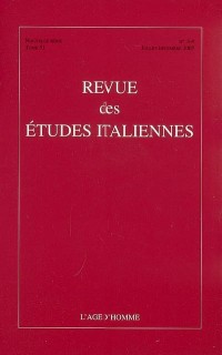Revue des Etudes Italiennes T51/3-4-
