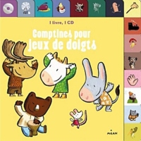 Comptines pour jeux de doigts + CD