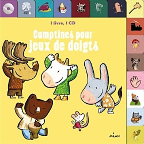 Comptines pour jeux de doigts + CD
