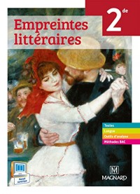 Empreintes littéraires 2e : Manuel élève