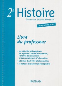 Histoire 2nde : Livre du professeur