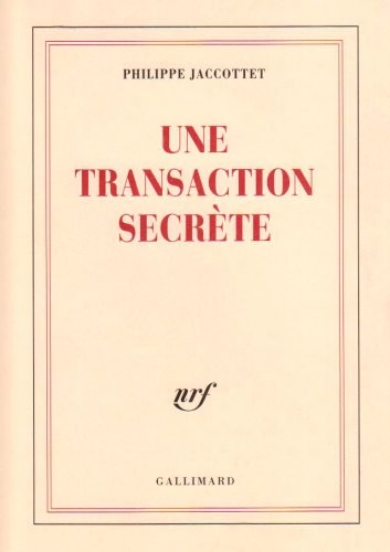 Une transaction secrète: Lectures de poésie