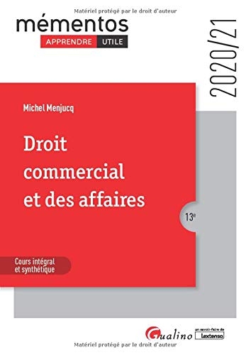 Droit commercial et des affaires