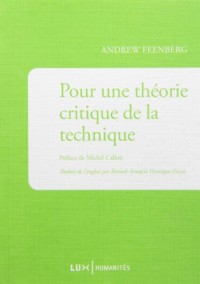 Pour une théorie critique de la technique