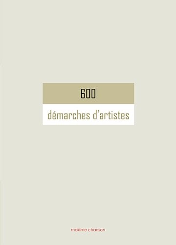 600 démarches d'artistes