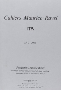 Cahiers Maurice Ravel N 2 - 1986