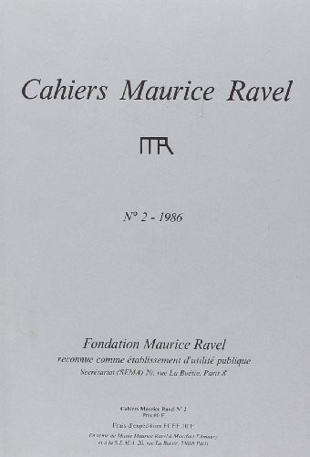 Cahiers Maurice Ravel N 2 - 1986