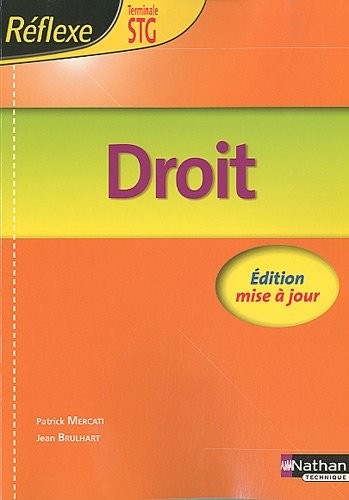 Droit Tle STG