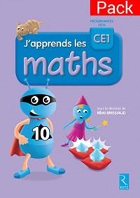 J'apprends les maths CE1 - Pack de 10 - Edition 2016