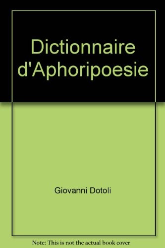 Dictionnaire d'Aphoripoesie