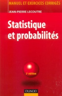 Statistique et probabilités - Manuel et exercices corrigés