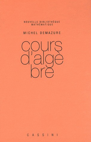 Cours d'algèbre