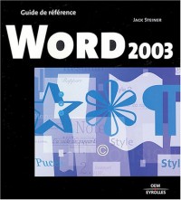 Prise en main de Word 2003