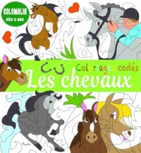 Coloriages codés - Les chevaux