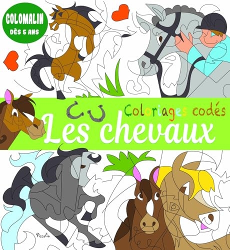 Coloriages codés - Les chevaux