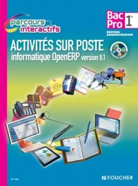 Activités sur poste informatique openERP version 6.1. 1re Bac Pro