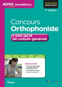 Concours Orthophoniste - 1500 QCM de culture générale - Entraînement