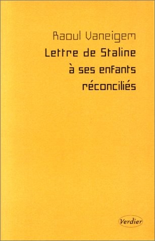 Lettre de Staline à ses enfants réconciliés [9782864322900]