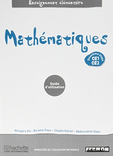 Mathématiques Sénégal CE1/CE2 Guide d'utilisation