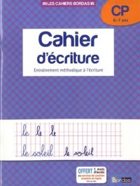 Cahier d'écriture CP