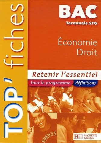 Economie Droit Tle STG