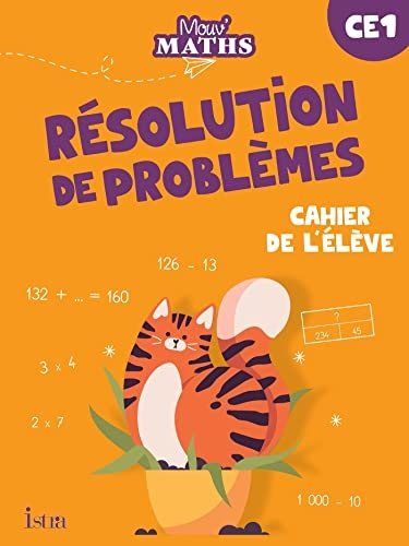 Mouv' Maths - Cahier de résolution de problèmes CE1 - Ed. 2023