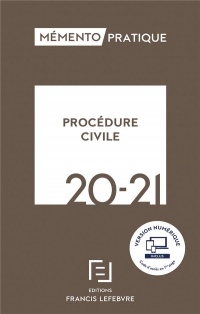 Memento procedure civile 2020-2021