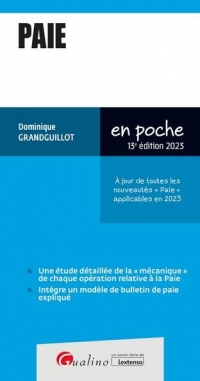 Paie 2023: À jour de toutes les nouveautés applicables en 2023